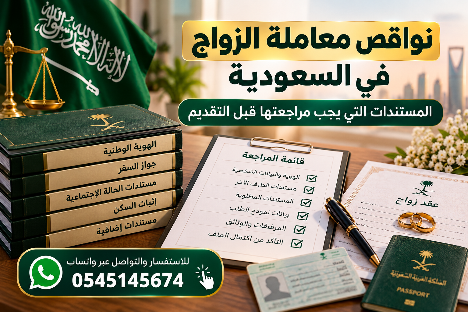 lt): نواقص معاملة الزواج في السعودية والمستندات المطلوب مراجعتها قبل التقديم