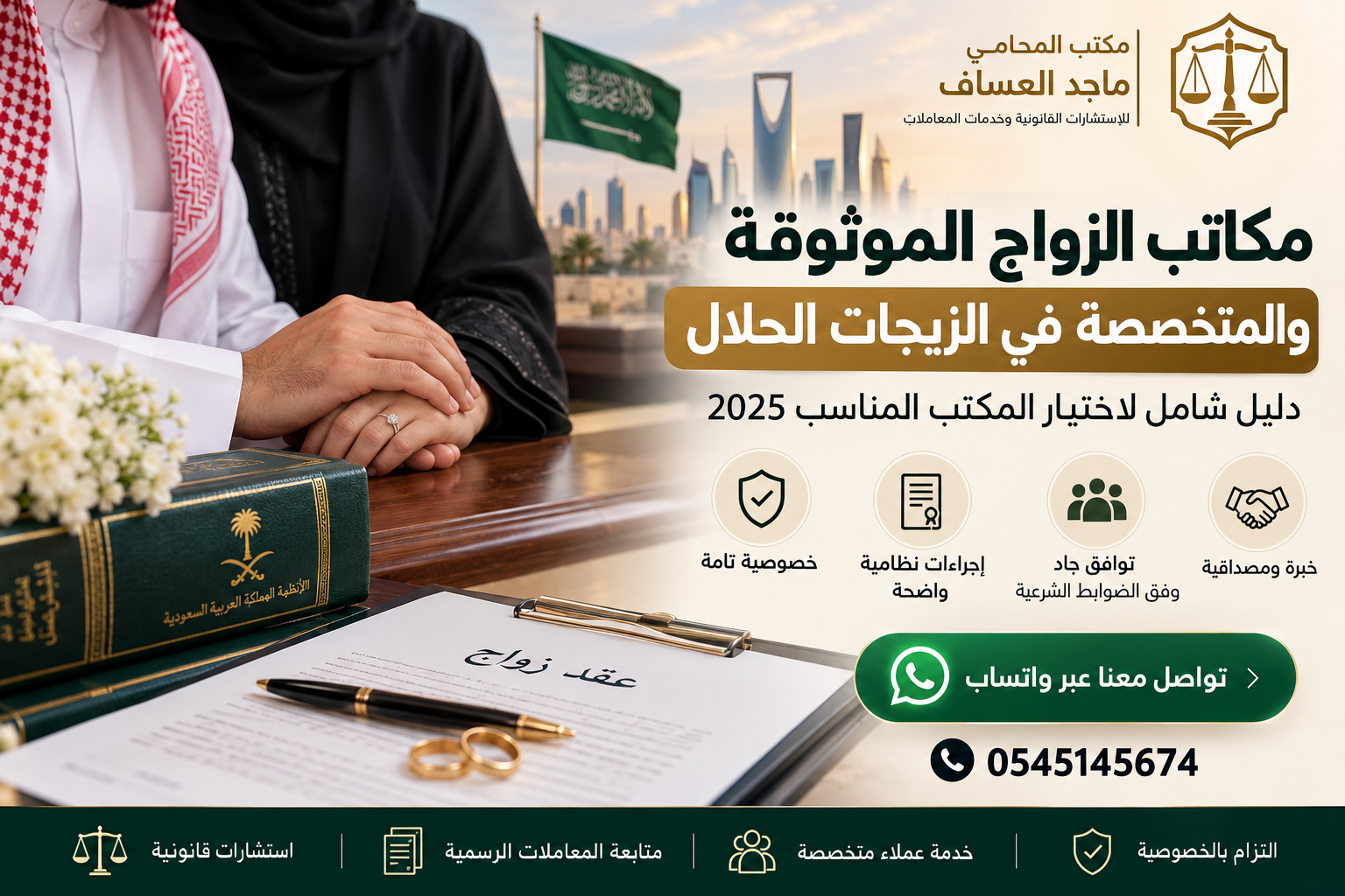 مكاتب الزواج الموثوقة والمتخصصة في الزيجات الحلال في السعودية